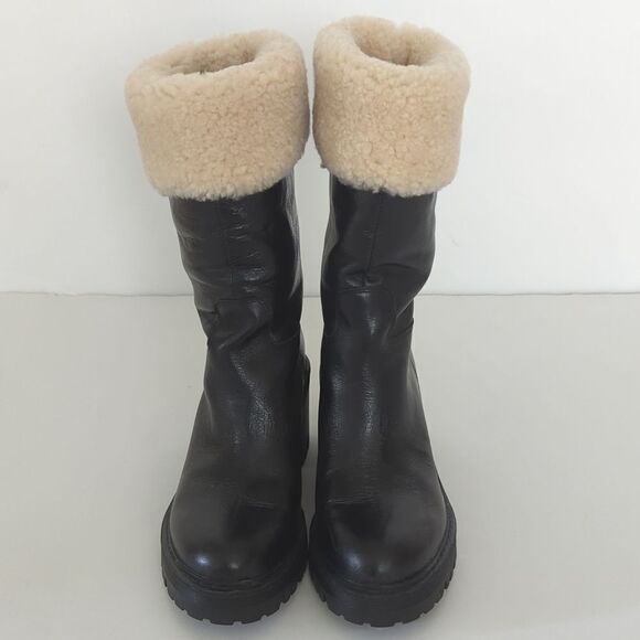 New Marc Fisher Lug Sole Booties Size 7 - Picture 2 of 7